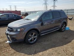 Salvage cars for sale from Copart Elgin, IL: 2015 Dodge Journey Crossroad