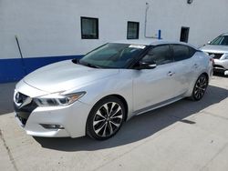 Salvage cars for sale at Farr West, UT auction: 2016 Nissan Maxima 3.5S