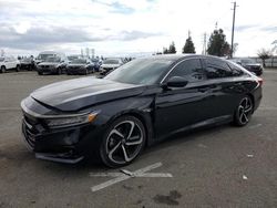 Salvage cars for sale from Copart Rancho Cucamonga, CA: 2021 Honda Accord Sport SE