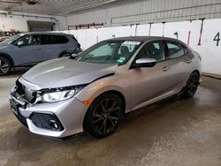 Honda salvage cars for sale: 2018 Honda Civic Sport