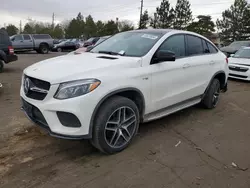 Salvage cars for sale from Copart Denver, CO: 2018 Mercedes-Benz GLE Coupe 43 AMG