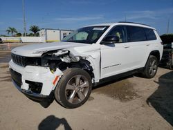 Jeep salvage cars for sale: 2022 Jeep Grand Cherokee L Limited