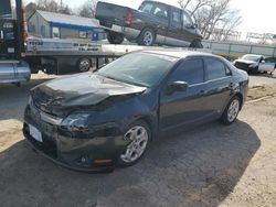 Salvage cars for sale at Wichita, KS auction: 2010 Ford Fusion SE