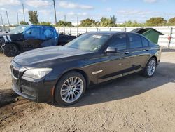 Salvage cars for sale from Copart Miami, FL: 2012 BMW 750 I
