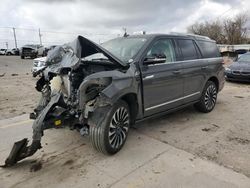 Lincoln Navigator Black Label salvage cars for sale: 2022 Lincoln Navigator Black Label