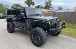 Jeep salvage cars for sale: 2012 Jeep Wrangler Unlimited Sport