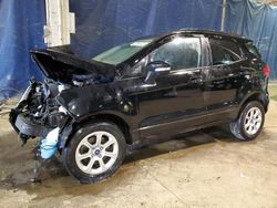 Salvage cars for sale at Woodhaven, MI auction: 2021 Ford Ecosport SE