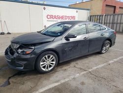 Chevrolet Malibu LT salvage cars for sale: 2018 Chevrolet Malibu LT