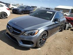 Salvage cars for sale at Brighton, CO auction: 2017 Mercedes-Benz C 43 4matic AMG
