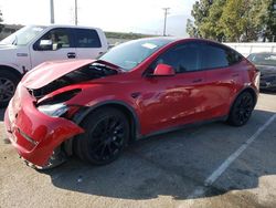 Tesla Model y salvage cars for sale: 2022 Tesla Model Y