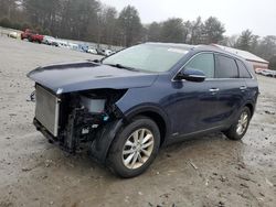 Salvage cars for sale at Mendon, MA auction: 2017 KIA Sorento LX