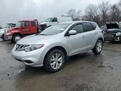 Salvage cars for sale from Copart Ellwood City, PA: 2013 Nissan Murano S