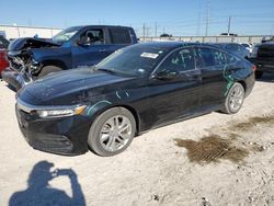 Salvage cars for sale at Haslet, TX auction: 2019 Honda Accord LX