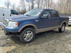 Salvage cars for sale from Copart Waldorf, MD: 2004 Ford F150 Supercrew