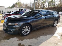 Salvage cars for sale at Hueytown, AL auction: 2016 Chevrolet Malibu LT