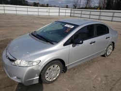 Salvage cars for sale at Dunn, NC auction: 2009 Honda Civic VP