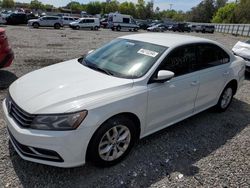 Vehiculos salvage en venta de Copart Riverview, FL: 2018 Volkswagen Passat S