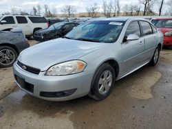 Salvage cars for sale at Bridgeton, MO auction: 2010 Chevrolet Impala LT