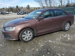 Salvage cars for sale at Candia, NH auction: 2017 Volkswagen Jetta S