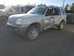 Mercury Mountainer salvage cars for sale: 2004 Mercury Mountaineer