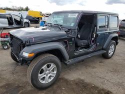 Salvage cars for sale at Pennsburg, PA auction: 2022 Jeep Wrangler Unlimited Sport