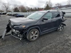 Salvage cars for sale from Copart Grantville, PA: 2019 Jeep Cherokee Limited