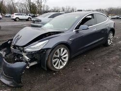 Salvage cars for sale from Copart New Britain, CT: 2018 Tesla Model 3