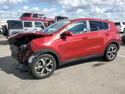 Salvage cars for sale at Fresno, CA auction: 2022 KIA Sportage LX