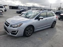 Salvage cars for sale from Copart Sun Valley, CA: 2015 Subaru Impreza Sport Limited