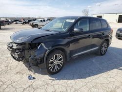 Salvage cars for sale at Kansas City, KS auction: 2017 Mitsubishi Outlander ES