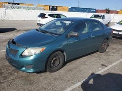 Salvage cars for sale from Copart Van Nuys, CA: 2009 Toyota Corolla Base