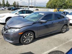 Vehiculos salvage en venta de Copart Rancho Cucamonga, CA: 2018 Honda Civic EX