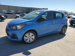 Vehiculos salvage en venta de Copart Wilmer, TX: 2018 Chevrolet Spark LS