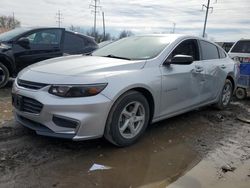 Salvage cars for sale from Copart Columbus, OH: 2016 Chevrolet Malibu LS