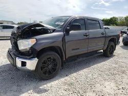 Salvage cars for sale from Copart New Braunfels, TX: 2017 Toyota Tundra Crewmax SR5