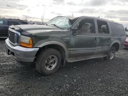 Salvage cars for sale from Copart Eugene, OR: 2000 Ford Excursion Limited