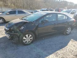 Salvage cars for sale at Hurricane, WV auction: 2012 Honda Civic LX