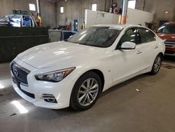 Salvage cars for sale at Blaine, MN auction: 2014 Infiniti Q50 Base