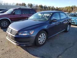Salvage cars for sale from Copart Exeter, RI: 2012 Volkswagen Passat S