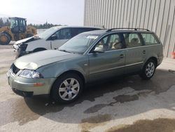 Salvage cars for sale at Franklin, WI auction: 2002 Volkswagen Passat GLX 4MOTION