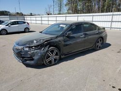 Honda Accord Sport salvage cars for sale: 2017 Honda Accord Sport