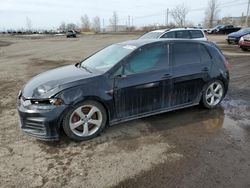 Salvage cars for sale at Montreal Est, QC auction: 2019 Volkswagen GTI S