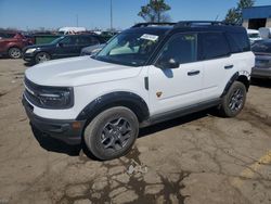 Salvage cars for sale at Woodhaven, MI auction: 2022 Ford Bronco Sport Badlands