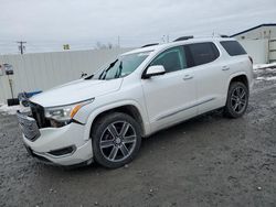 Salvage cars for sale from Copart Albany, NY: 2018 GMC Acadia Denali