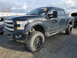 Salvage cars for sale from Copart Arlington, WA: 2017 Ford F150 Supercrew