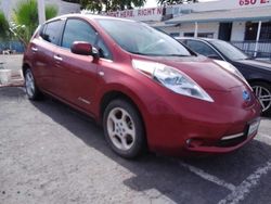 Nissan Leaf SV salvage cars for sale: 2011 Nissan Leaf SV