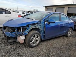 Salvage cars for sale from Copart Eugene, OR: 2016 Chevrolet Cruze LT