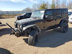 Salvage cars for sale from Copart Davison, MI: 2017 Jeep Wrangler Unlimited Sport