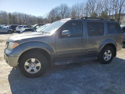 Salvage cars for sale at North Billerica, MA auction: 2007 Nissan Pathfinder LE