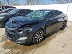 Salvage cars for sale at Bridgeton, MO auction: 2022 Chevrolet Malibu RS